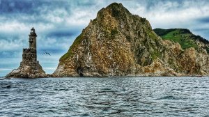Иной Сахалин! Рыбалка в Море , лагуна Буссе, маяк Анива.