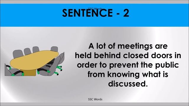 BEHIND CLOSED DOORS Idiom 1255 # Meaning and five sentences # SSC Words смотреть онлайн
