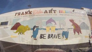 Be Brave by Julia Pott - Frank Public Art Served Up by Neuro