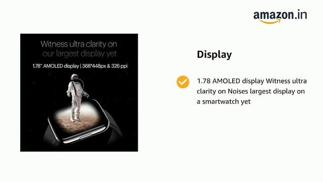 Noise ColorFit Ultra 2 with 1.78 AMOLED Display,Premium Stainless Steel,60+ Sports Modes,Waterproof смотреть онлайн