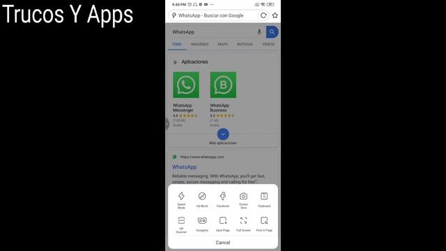 UC Browser  Aumentar la Velocidad de Internet