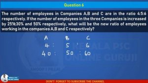 Degree Level Maths - Kerala PSC - Model Questions