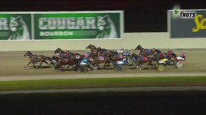 Melton 240217 Race 7   Michael Bellman on Village Safari winning the TAB com au Vicbred Pace