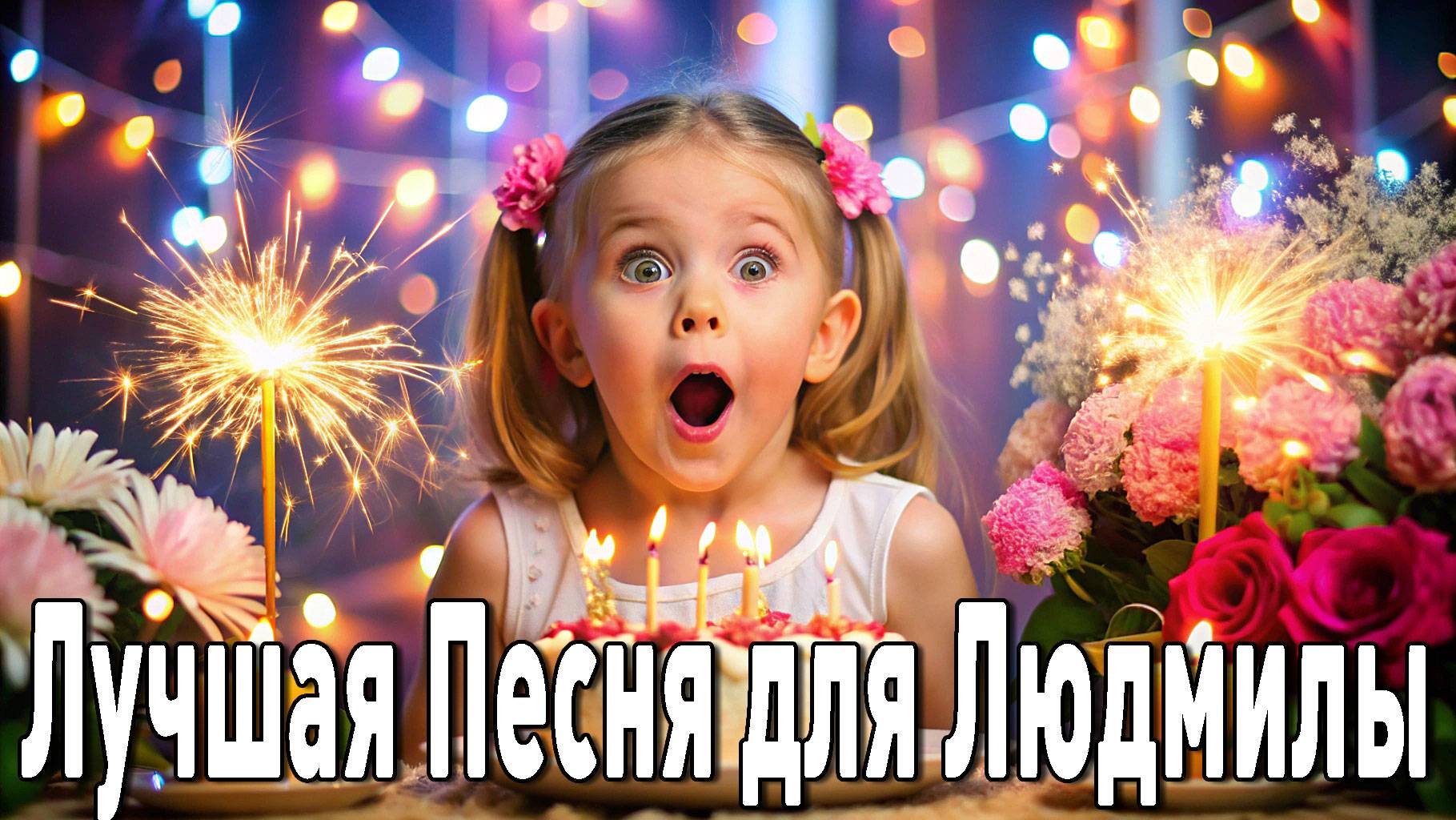 ЛЮДМИЛА - Забойная Танцевальная Песня Для Весёлой Вечеринки  "С днём рождения Людмила!"