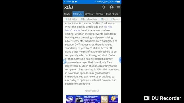 Samsung Internet 8.2 stable brings Do-Not-Track mode, download speed increases, and better Bixby in смотреть онлайн