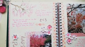 Cherry Blossom Journal Pages 🌸 | JOURNAL WITH ME