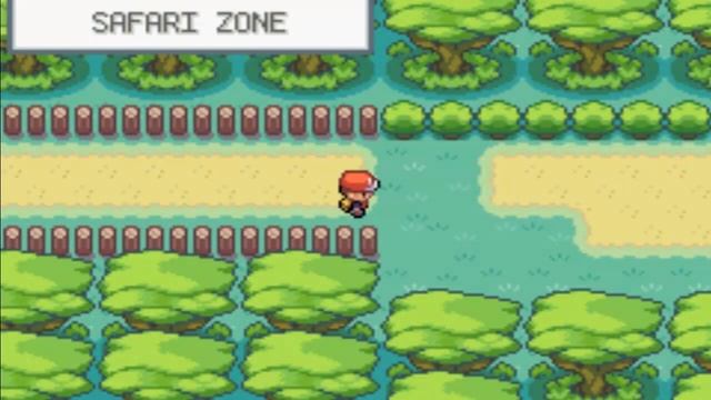 Pokemon Leaf Green Part 32 - Kanto Wild Safari's hunt for Surf and Strength. смотреть онлайн