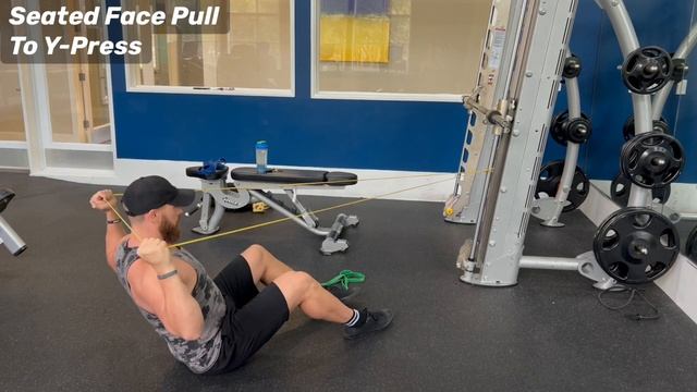 Band Face Pull to Y-Press (seated) смотреть онлайн
