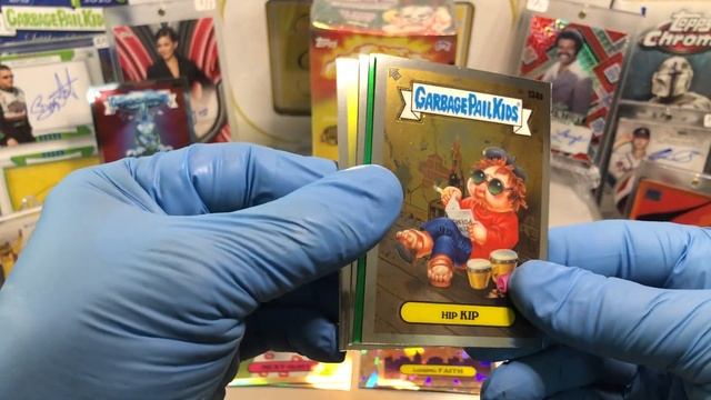 Garbage Pail Kids Chrome Series 4 blaster Vs. blaster! Big plate HIT!!