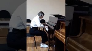 Вельц Мария. И.С. Бах " Инвенция" ми минор , трёхголосная.