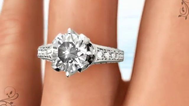 Vanna K Diamond Engagement Ring - Style # 18RGL00354DCZ 2 смотреть онлайн