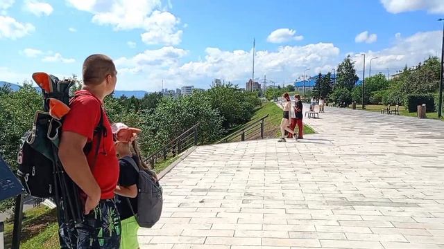 Путь до набережной #красноярск #центр #прогулкапогороду #путешествие #семейноепутешествие #лето2023