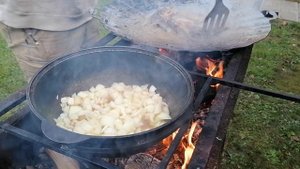 Жарим рыбу на садже. Октябрь 2024