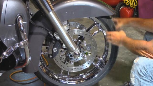 WILLY SHINY 19 INCH CHROME ENFORCER WHEEL EXCHANGE HARLEY DAVIDSON