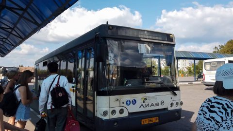 24 маршрут автобуса. 25.08.2024 год. Солнечногорск. Московская область.