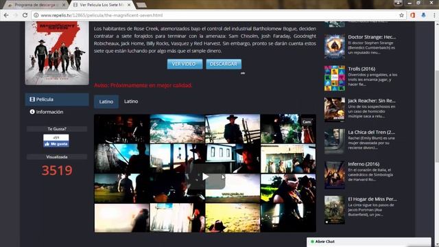Como Descargar Videos GRATIS de Cualquier página WEB con Google Chrome 2017 смотреть онлайн