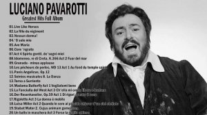 Top 20 Famous Opera Songs Of Luciano Pavarotti  - The Very Best Of Luciano Pavarotti