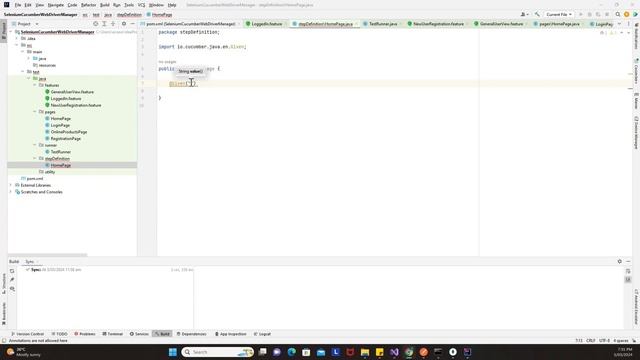 [2024]: Selenium + BDD Cucumber + Java  + Web Driver manager + Allure reporting + Page Object Model