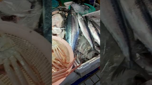 рыбный рынок в Кореи