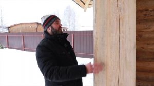 Обзор сруба по технологии Post & Beam