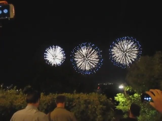 Москва. Воробьевы горы. Фестиваль фейерверков 2015. 22.08.2015. Россия. 1-е место