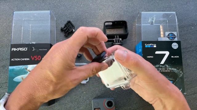 Akaso V50 ELITE Vs GoPro Hero 7 Black 4K Action Kamera Vergleich