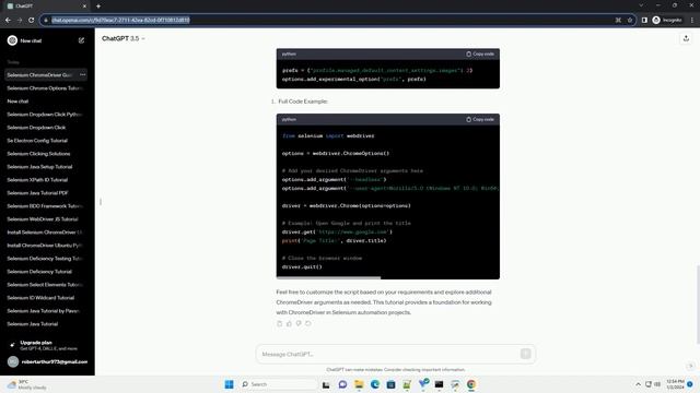 selenium chrome driver arguments