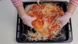 Салат из капусты с болгарским перцем, морковью и луком