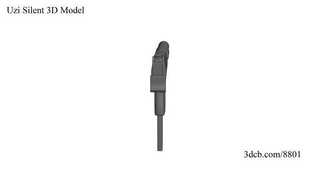 Uzi Silent 3D Model смотреть онлайн