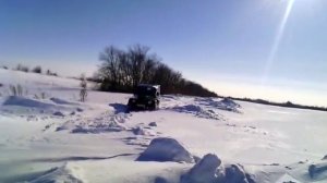 Газ-69 на forward safari 510 по снегу - 2.