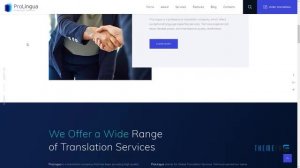 ProLingua Translation Services WordPress Theme        Calvin Nicky