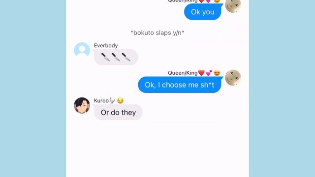 Haikyuu text script prank| Spanish soap opera | ft y/n, bokuto and the others | смотреть онлайн