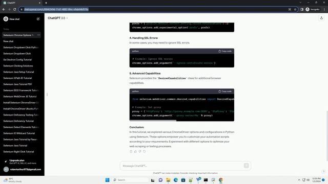 selenium chrome driver options python
