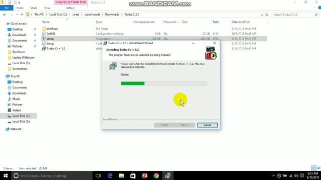 How to download turbo c compiler in your window 10/8/7 pc and run your first c program..