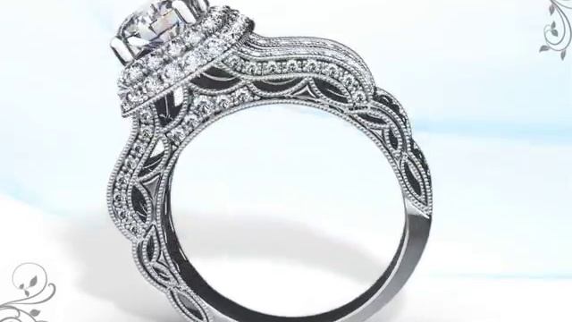 Vanna K Diamond Engagement Ring - Style # 18RGL00652DCZ 1 смотреть онлайн