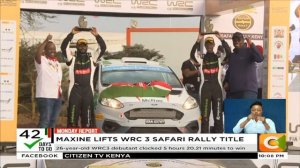 26 year old WRC 3 debutant Maxine  Wahome clocked 5 hours 20.21 minutes to win