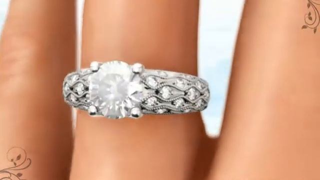 Vanna K Diamond Engagement Ring - Style # 18RGL00254SDCZ 2 смотреть онлайн