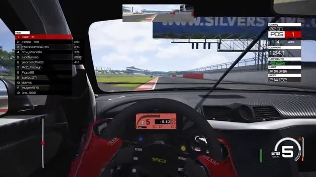 Assetto Corsa - Maserati GT4 - Silverstone GP - 2.12.6 смотреть онлайн