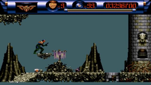 Judge Dredd: Судья Дредд (Sega\Genesis\Mega Drive)-Тёмные Судьи и Босс Судья Смерть: Финал.