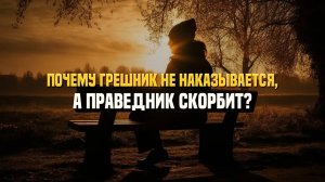 Почему грешник не наказывается, а праведник скорбит?