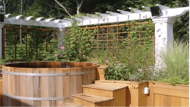 Deck Ideas With Hot Tub And Fire Pit смотреть онлайн