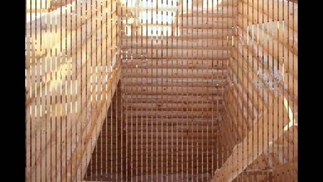 Стройка дома с оцилиндрованного бревна!!! пере-заливаю серию!#Стройка #ДеревенскийMiX #ДеревянныйДо