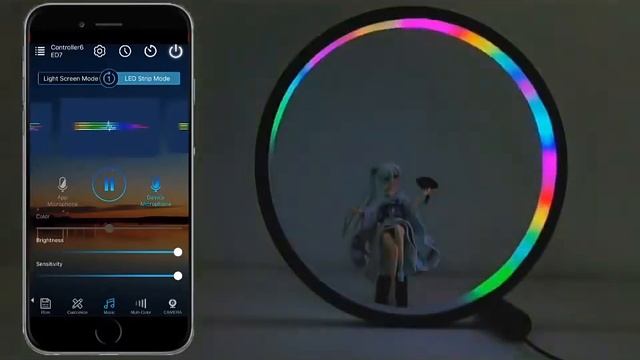 Умный светодиодный ночник RGB LED Smart night light Ссылка в комментариях/Product link in comments смотреть онлайн