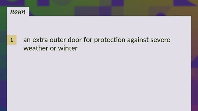 Storm door | meaning of Storm door смотреть онлайн