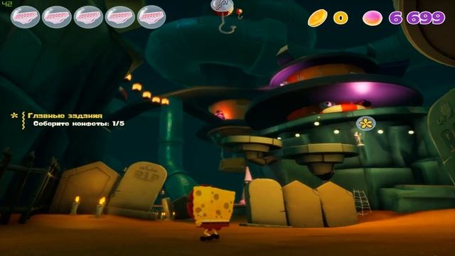 SpongeBob SquarePants: The Cosmic Shake (PC)-Театр теней и Гонка улиток #8.