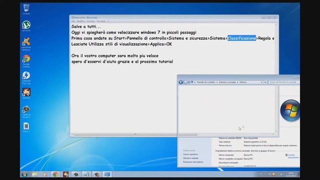 Come velocizzare windows 7 velocemente, in piccoli passi смотреть онлайн