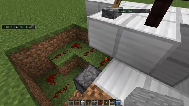 Механизмы в minecraft (1 часть) Автоматическая дверь смотреть онлайн