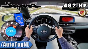 ДАВИДЫЧ тестирует 482ЛС TOYOTA SUPRA MK5 Manhart | AutoTopN