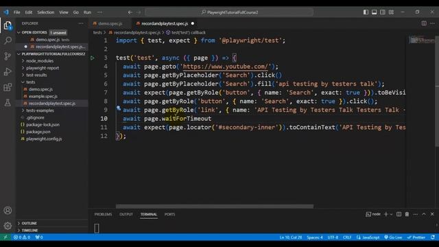 Playwright #21 Record Playwright Test Using Codegen