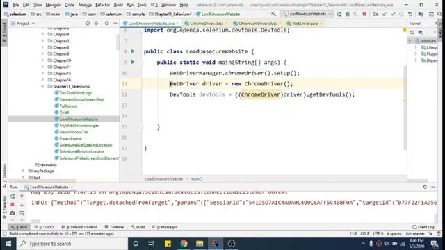 Selenium 4  Using Devtools to work with untrsuted Website or Expired Certificate